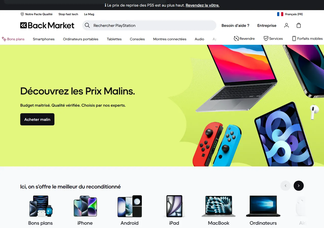 Page Back Market