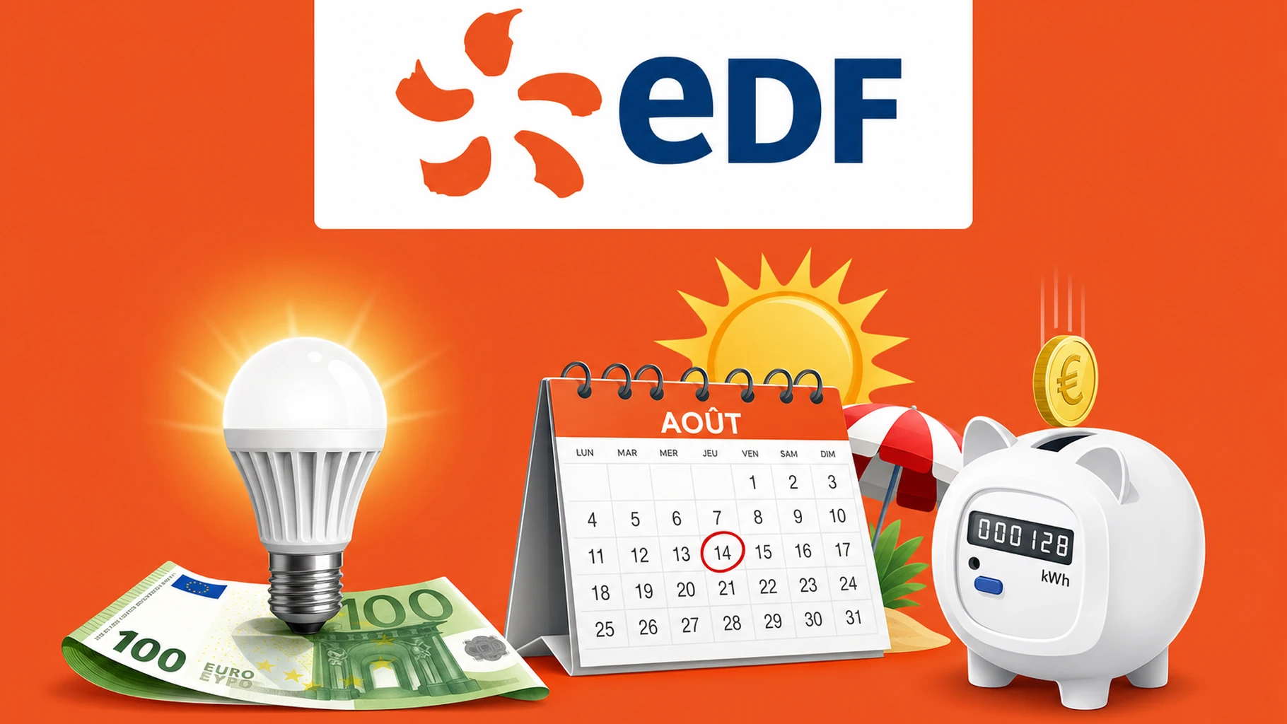 100 € remboursés par EDF : l'offre d'été cumulable avec le parrainage se termine le 14 août 2026