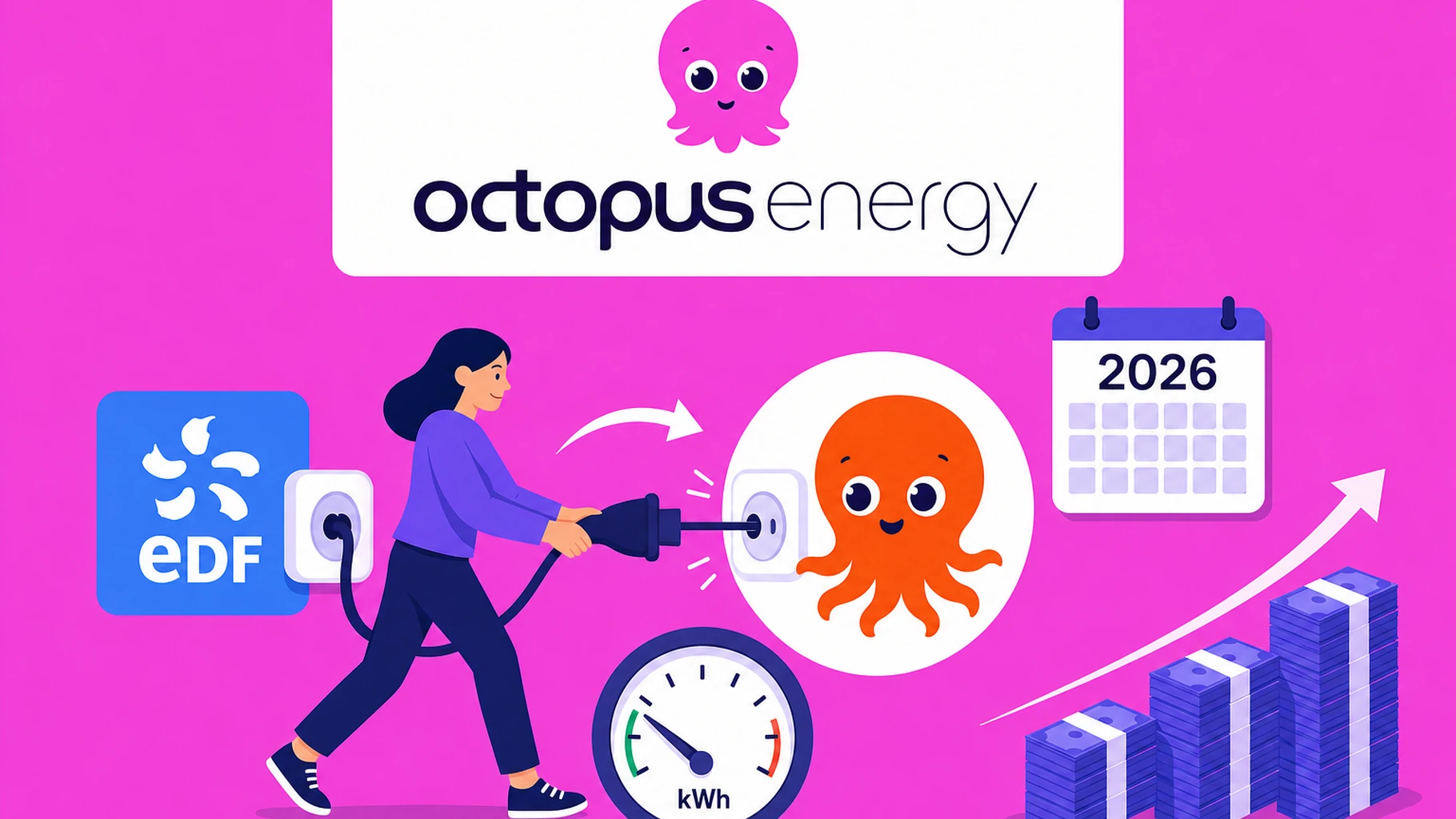 Quitter EDF pour Octopus Energy : combien économiser grâce au parrainage en 2026
