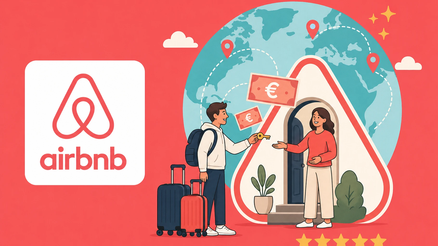 Parrainage Airbnb 2026 : le double bonus voyageur + hôte, jusqu’à 95 € par filleul