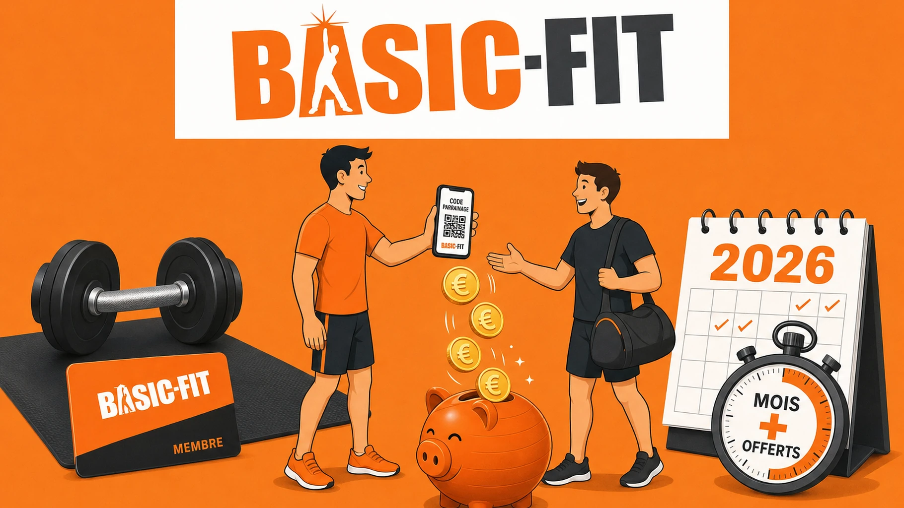 Parrainage Basic-Fit : combien peut-on vraiment gagner en 2026 ?