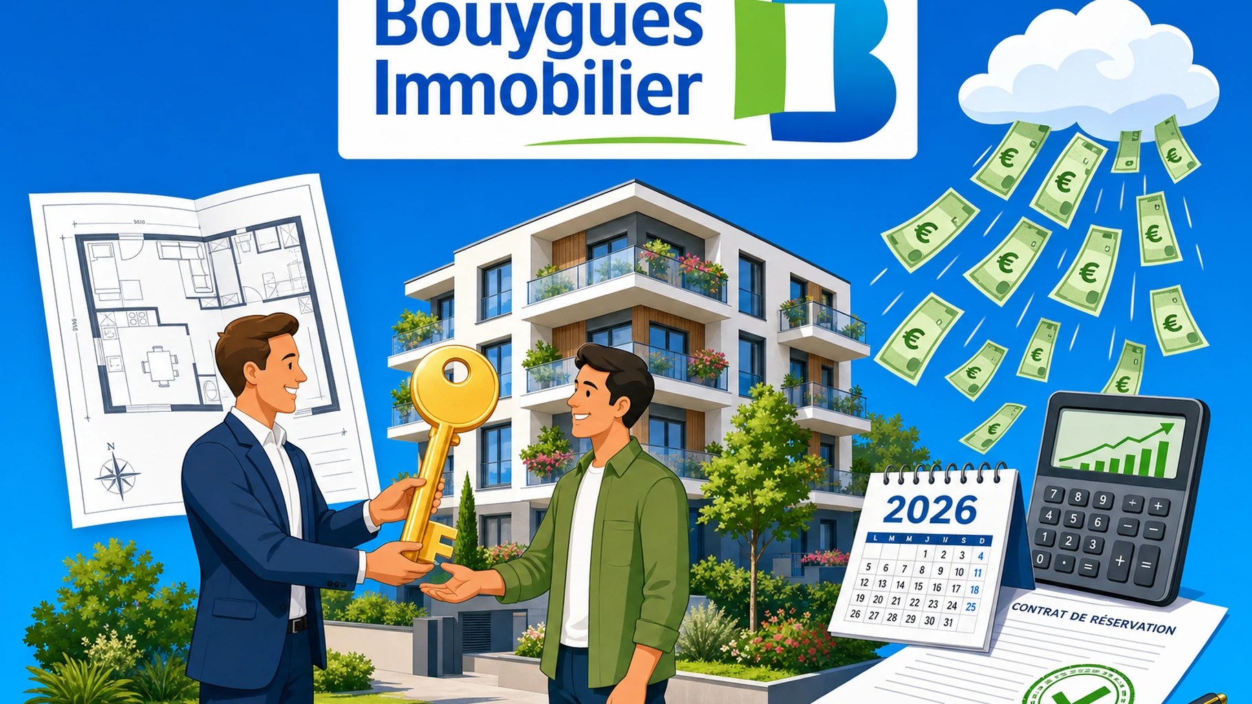 Parrainage Bouygues Immobilier : 2 000 € par filleul, simulation et conditions réelles en 2026