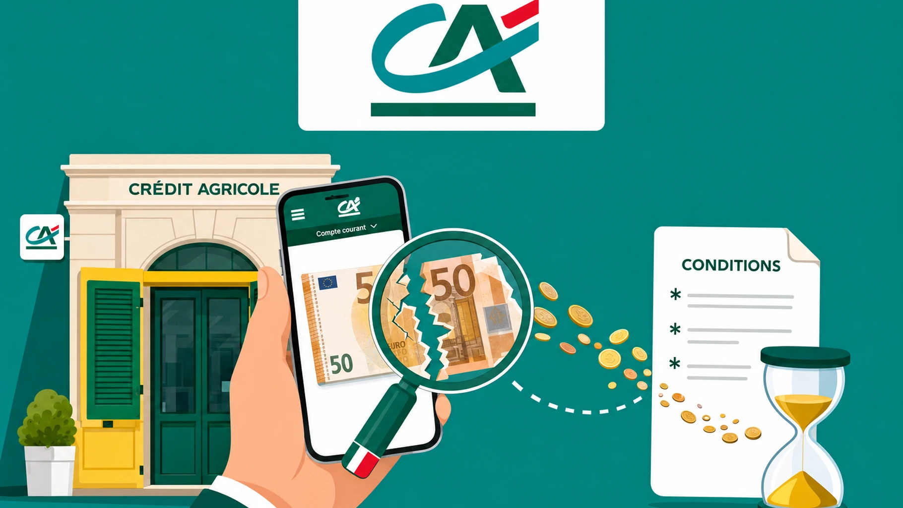Parrainage Crédit Agricole en 2026 : 50 € garantis, mais combien touchez-vous vraiment ?