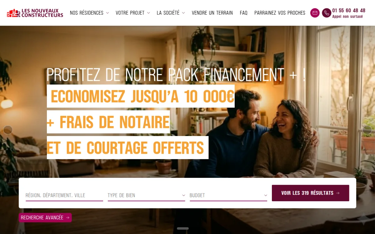 Page parrainage Les Nouveaux Constructeurs