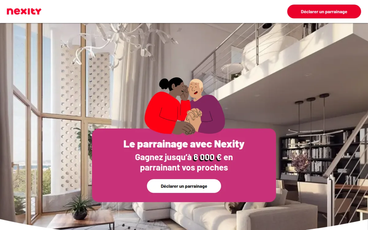 Page parrainage Nexity