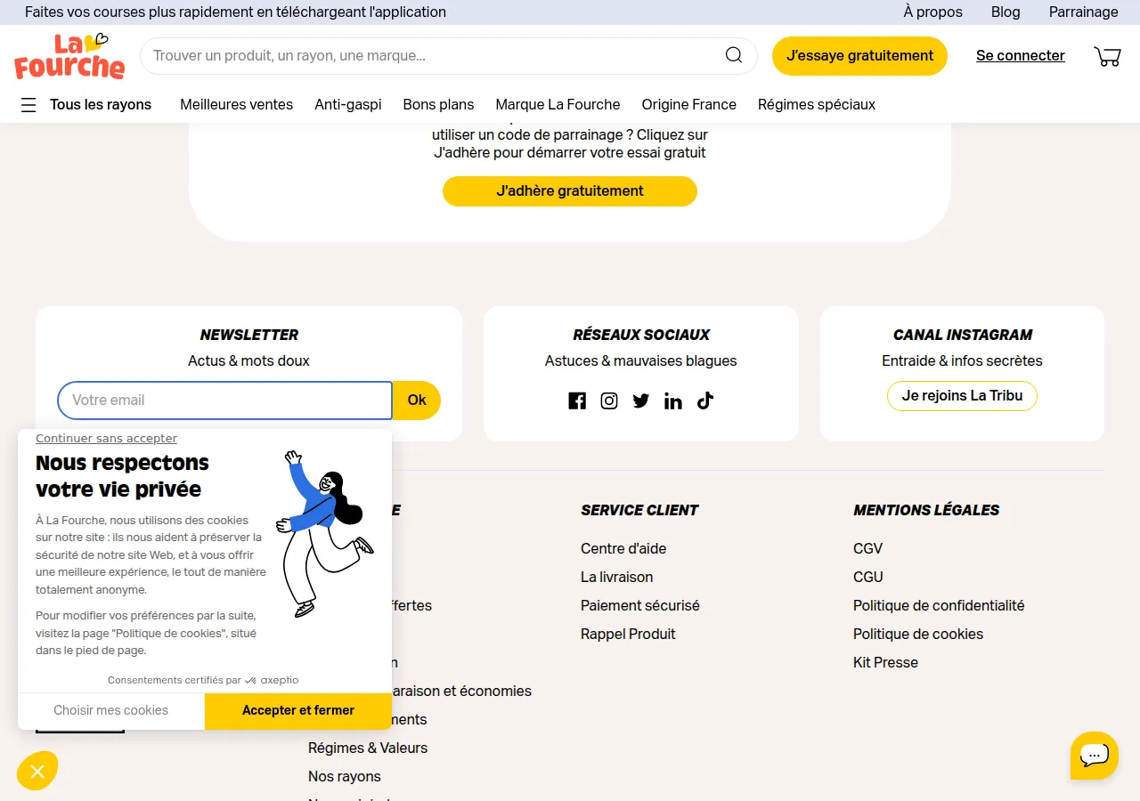 Page parrainage La Fourche