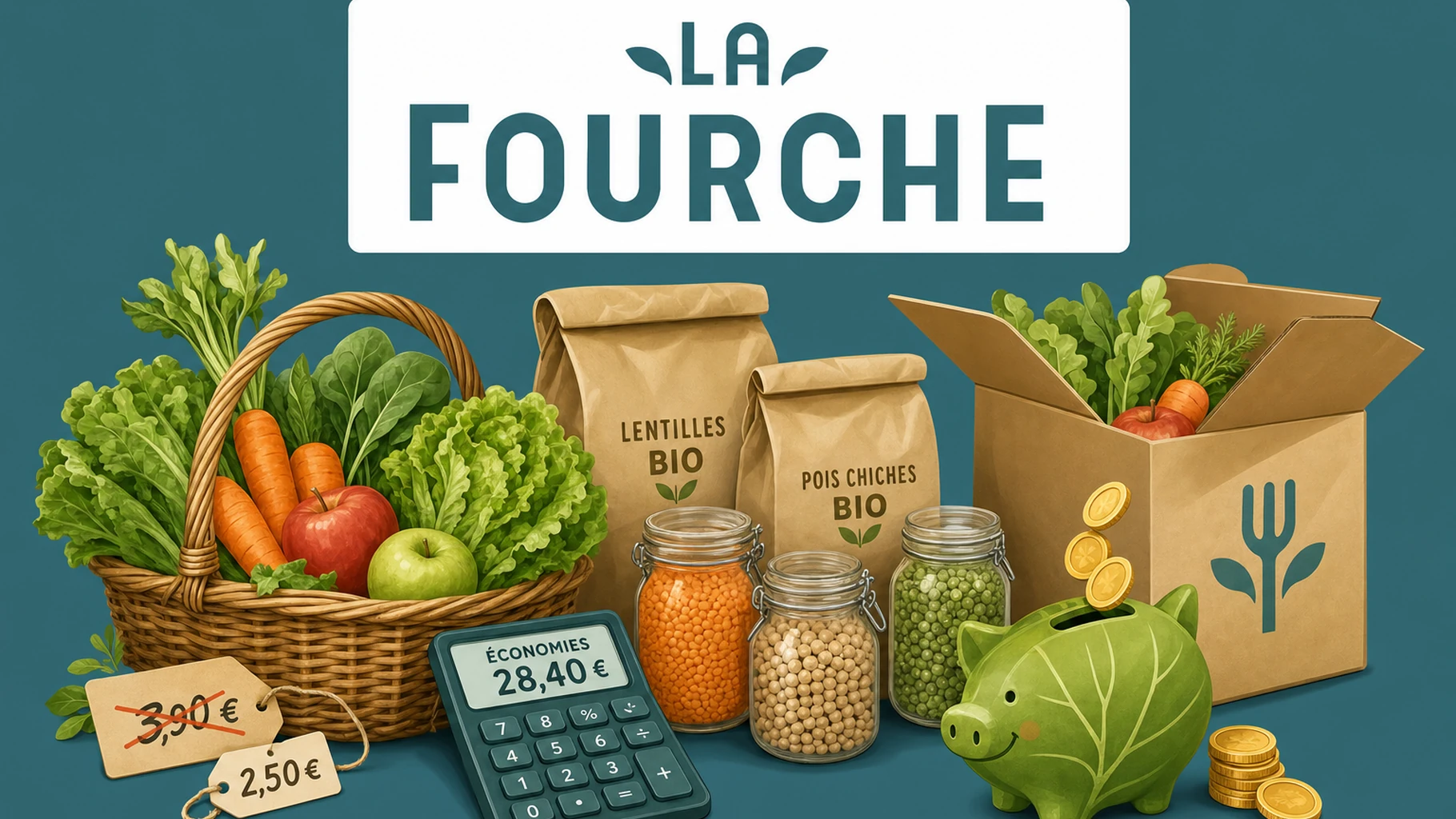 Courses bio à prix de gros : combien économisez-vous vraiment avec le parrainage La Fourche en 2026 ?