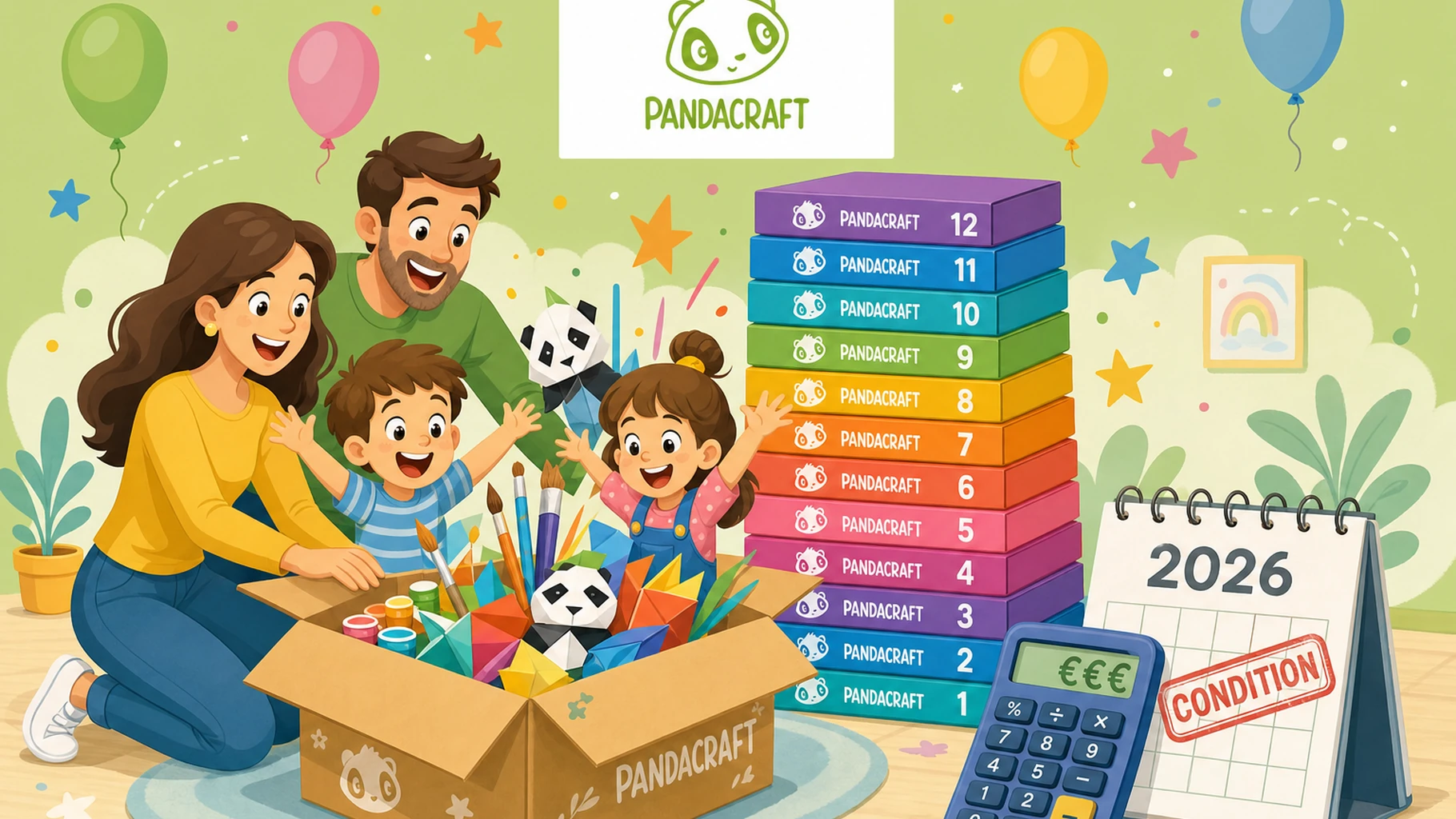 Parrainage Pandacraft : jusqu'à 12 kits gratuits, simulation chiffrée et conditions à connaître en 2026