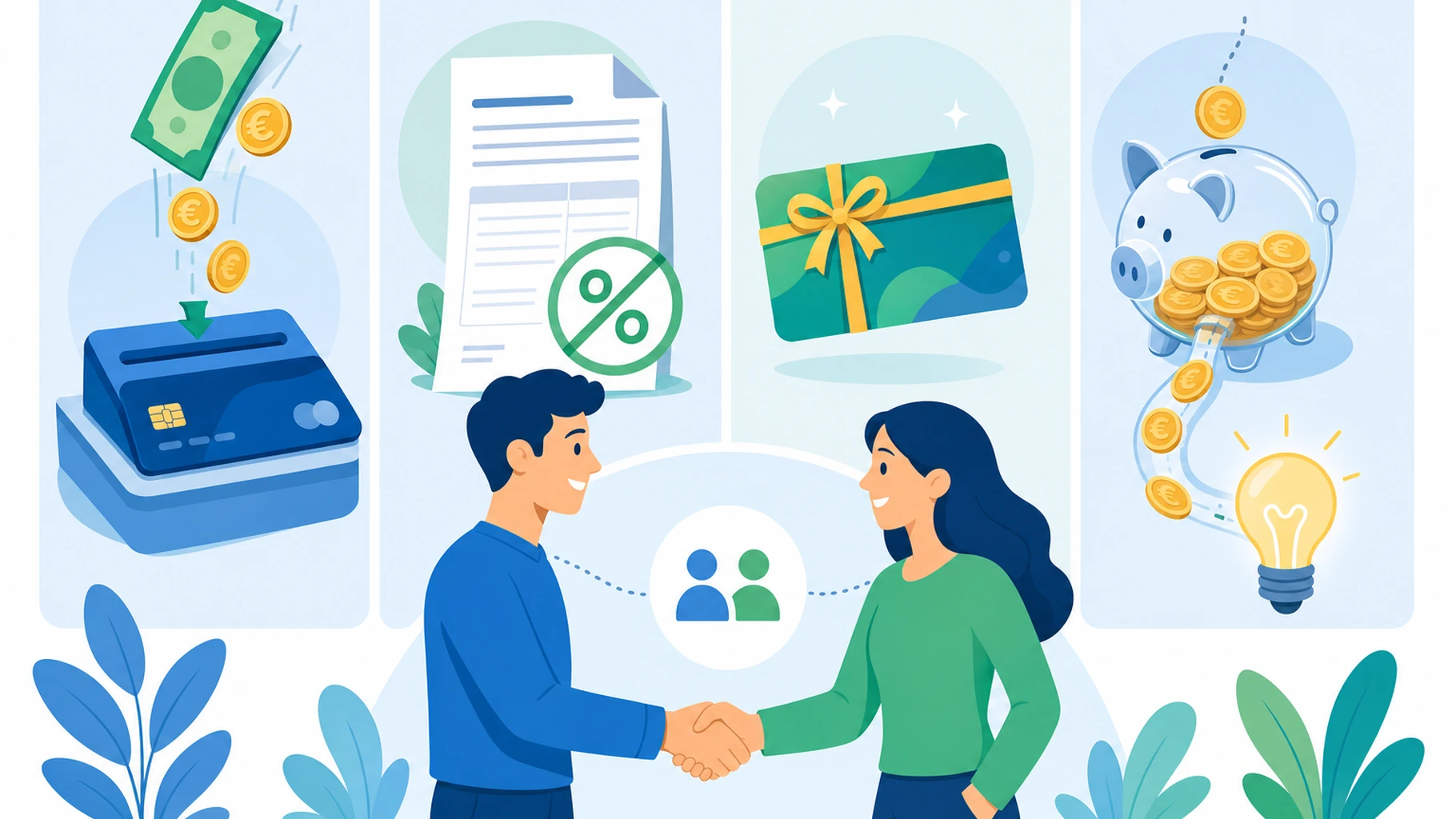 Virement, avoir, carte cadeau ou cagnotte : quel type de parrainage rapporte vraiment le plus ?