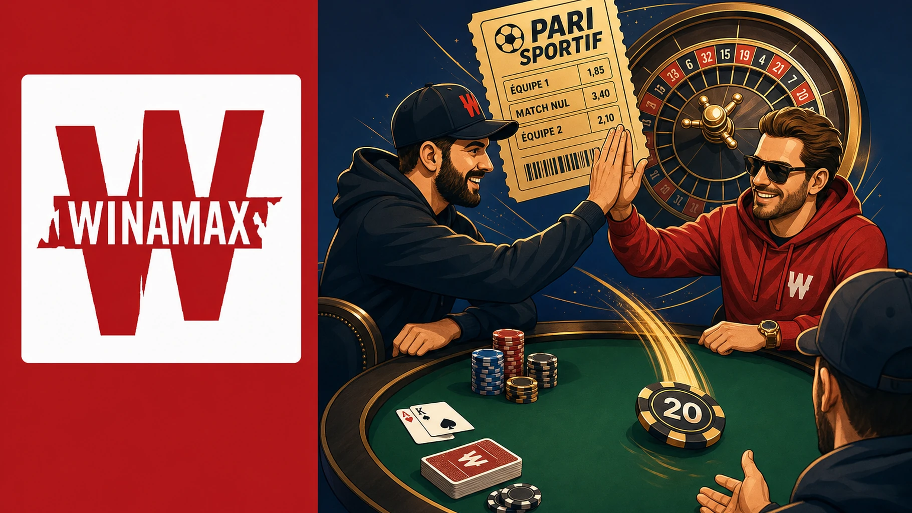 Parrainage Winamax 2026 : 20 € par filleul, conditions réelles et simulation de gains