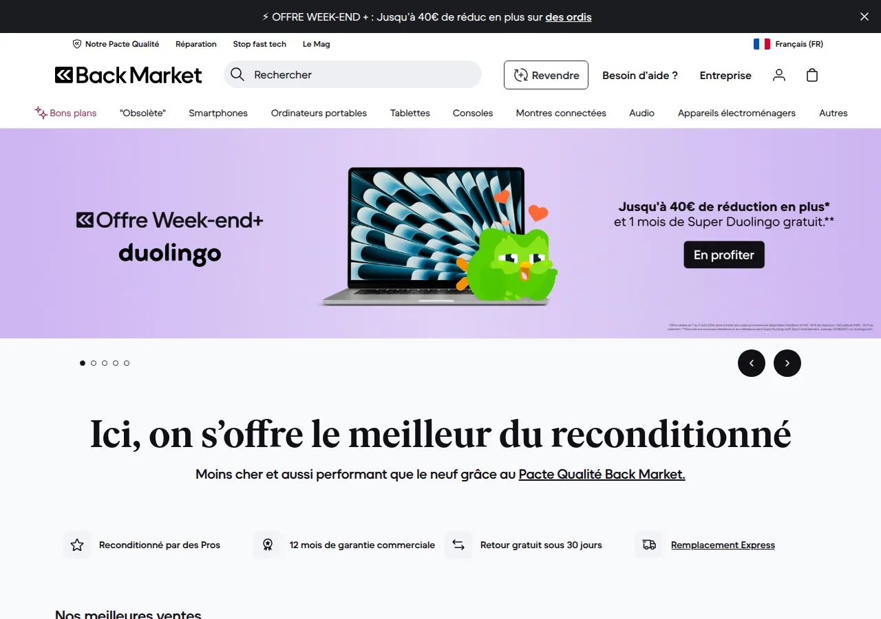 Page parrainage Back Market