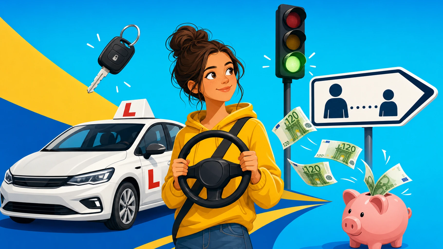 Permis de conduire en 2026 : jusqu'à 120 € remboursés par filleul grâce au parrainage auto-école