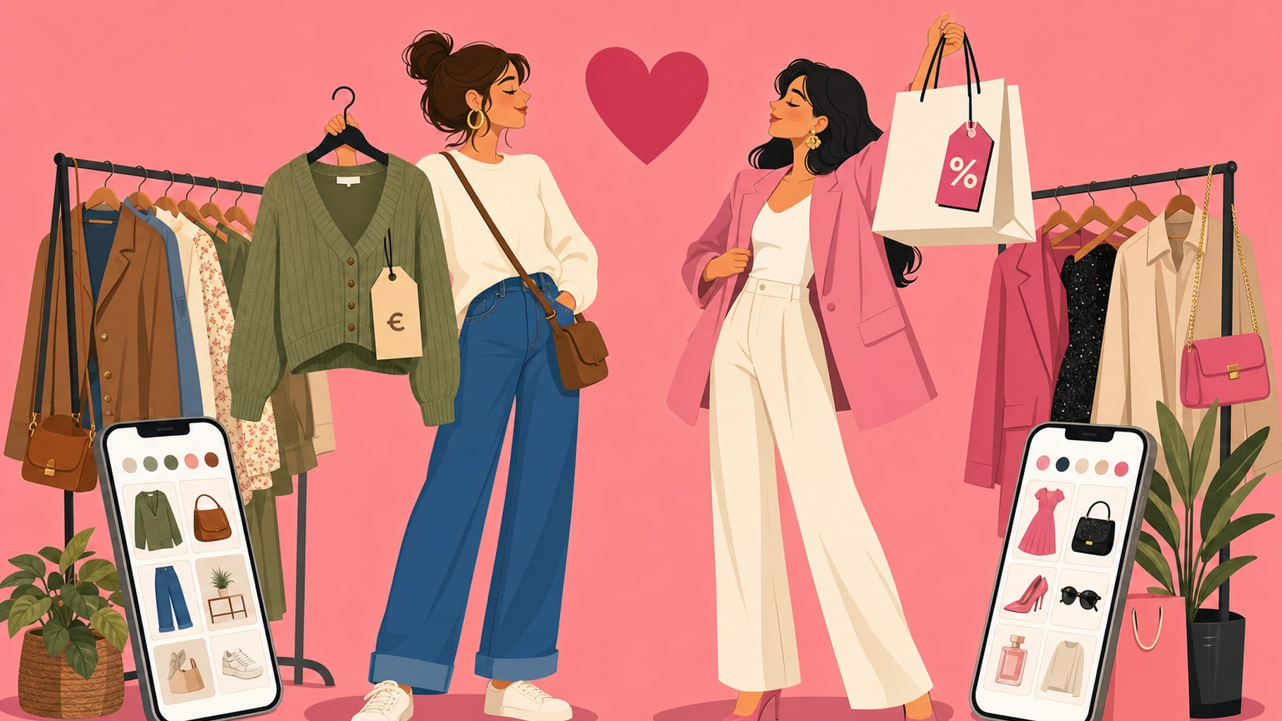 Vinted vs Shein en 2026 : jusqu'à 15 € contre -20 %, quel parrainage mode choisir ?